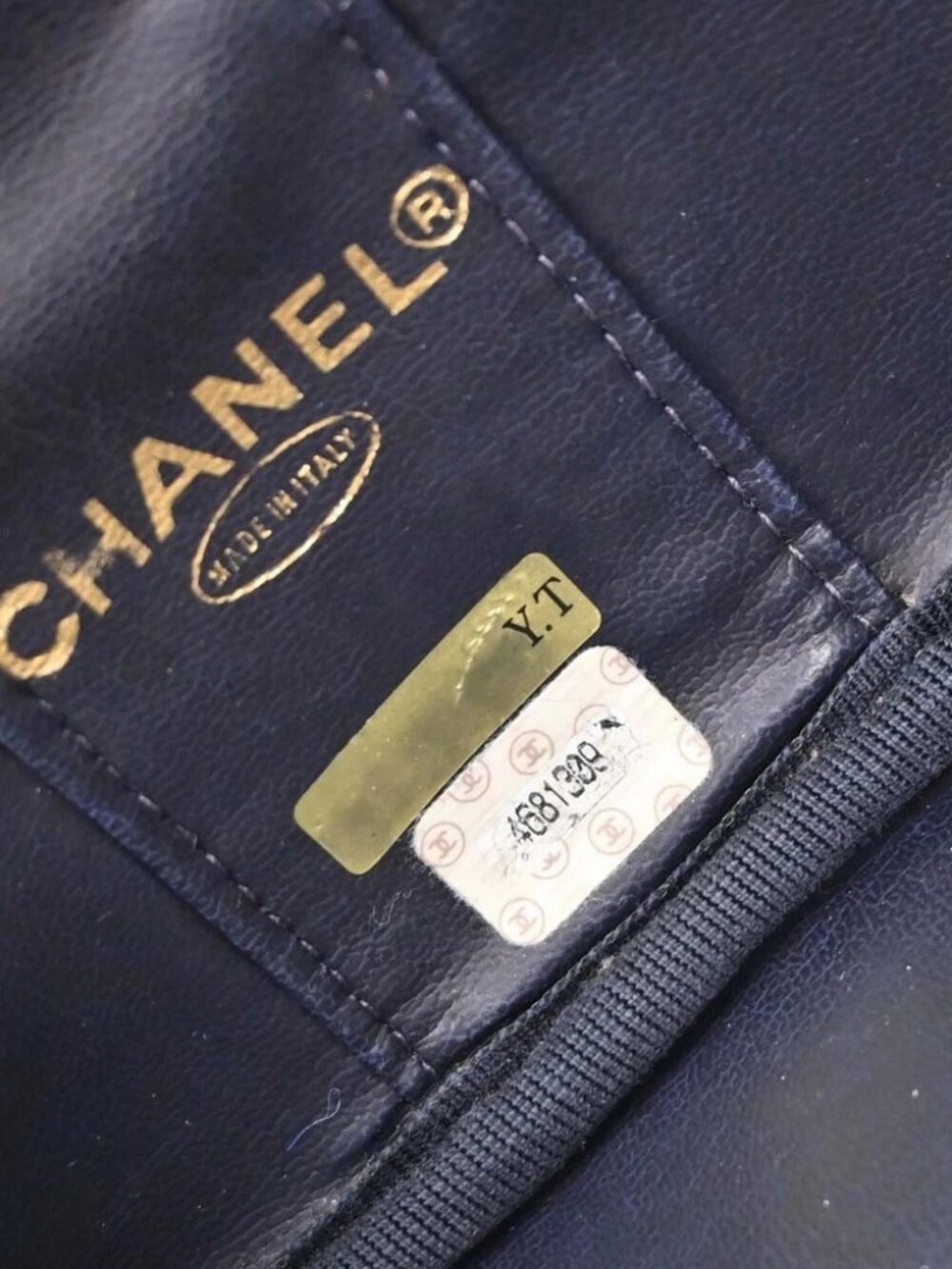 Chanel Blue Denim Vanity Handbag - Picture 10 of 10